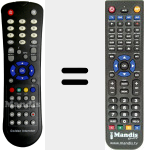 Replacement remote control for VOYAGER 2