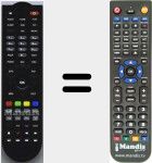 Replacement remote control for HD260WIFI