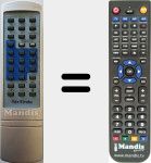 T&eacute;l&eacute;commande pour remplacer MX003