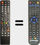 Replacement remote control for ST-HD527CI