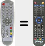 Télécommande pour remplacer S108