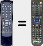 Replacement remote control for 9111034
