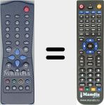 Télécommande pour remplacer Radiola004