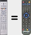 Replacement remote control for 3139 228 64001