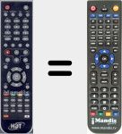 Télécommande pour remplacer RCU SH3000