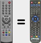 Replacement remote control for RC32CMS