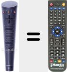 Télécommande pour remplacer IMC 500 (10237350)