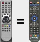 Replacement remote control for SL305VERS2