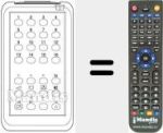 Replacement remote control for 701 308 001