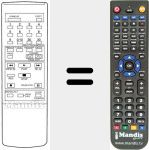 Replacement remote control for 108014000