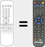 Replacement remote control for SM 2