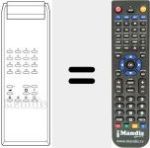 Télécommande pour remplacer 701308091