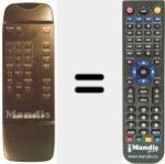 Replacement remote control for JSR-5500 P.I.P