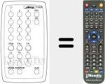 Replacement remote control for MECATRON 7005