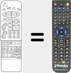 Replacement remote control for R-30 SVC