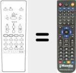 Télécommande pour remplacer RC 2143
