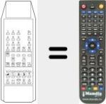Télécommande pour remplacer TP 876