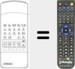 Replacement remote control for TT 23