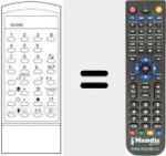 Replacement remote control for US 0383