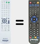 Télécommande pour remplacer RM-SDF1 (148028611)