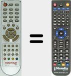 Télécommande pour remplacer CPM-702
