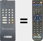 Replacement remote control for 56521353