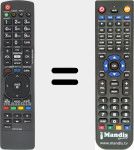 Télécommande pour remplacer AKB72915238