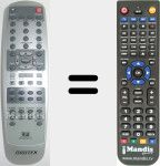Replacement remote control for DIG001