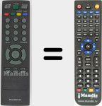 Replacement remote control for MKJ33981406