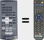 Télécommande pour remplacer RMT-D194