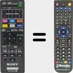 Télécommande pour remplacer RM-AMU145 (149001811)