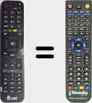 Replacement remote control for VM1200