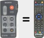 Télécommande pour remplacer RMT507 (146580721)