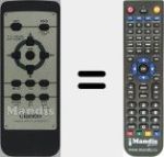 Replacement remote control for RCB-172