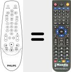 Replacement remote control for REMCON473