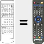 Replacement remote control for REMCON561