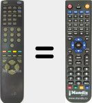 Replacement remote control for 79000250101