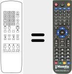 Replacement remote control for REMCON269
