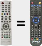 Télécommande pour remplacer REMCON917