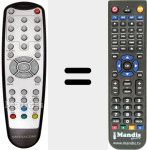 Replacement remote control for REMCON718