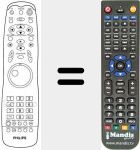 Replacement remote control for REMCON1193