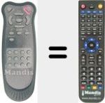 Replacement remote control for REMCON1089