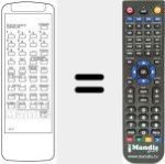 Télécommande pour remplacer RC37