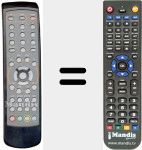 Télécommande pour remplacer RC40