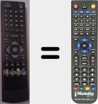 Télécommande pour remplacer DMB105HD