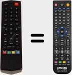 Replacement remote control for 06IRPT37PRC260