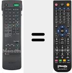 Replacement remote control for RM-837 (147351311)