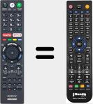 Télécommande pour remplacer RMF-TX310E (149345522)
