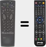 Télécommande pour remplacer RCTMB 100 (20879230)