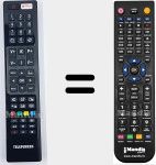 Replacement remote control for RC4848 (23292521)